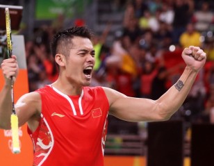Lin Survives; Lee Cruises  – Day 7 – Men’s Singles Quarter-Finals: Rio 2016